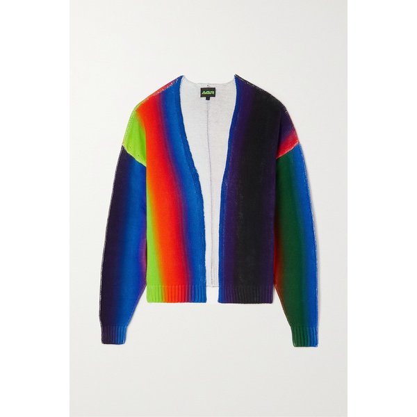 에이지알 Striped Cotton Cardigan 핑크 45666037504788452