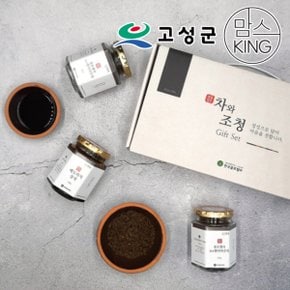 공룡나라 한국클로렐라 11+1 클로렐라 가득 차와 조청 선물세트