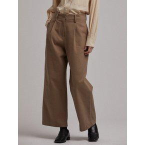 Wide pants (brown)