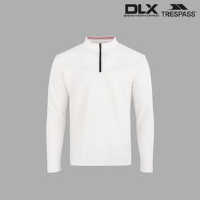 DLX 소프트웜 기모 집업 남성티셔츠 화이트