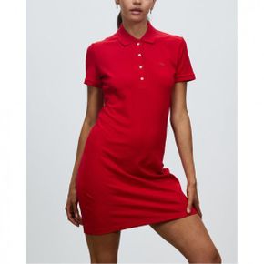 4655375 Lacoste Classic Polo Dress - Red