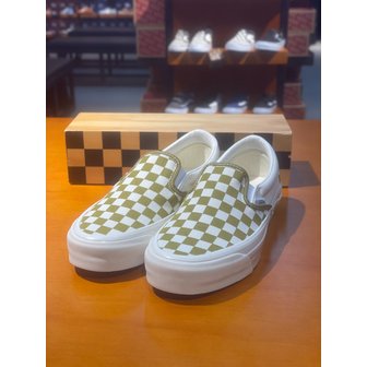 반스 [여주점] (남여공용) 스니커즈 Lx 프리미엄 체커보드 슬립온 98 (골드) (VN000D9PEMJ)