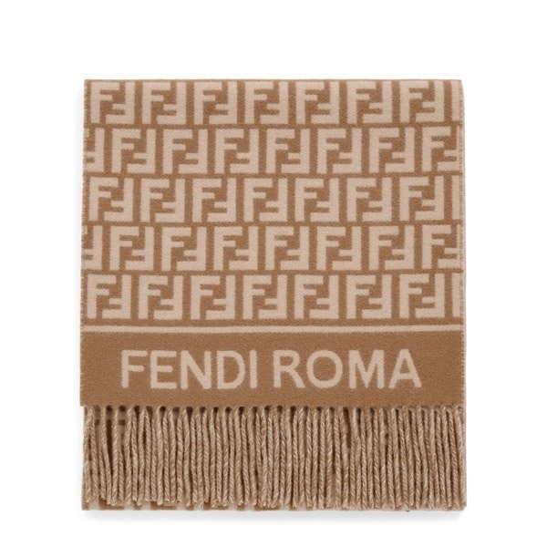 [부산점] 25FW 카멜 FF 울 캐시미어 머플러 FXT113 AQCW F0QB8