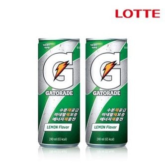  롯데칠성 게토레이레몬 240mL 60캔