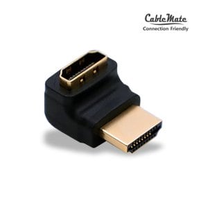 케이블메이트 HDMI 연장(M-F) 상향 꺾임 젠더 CM880