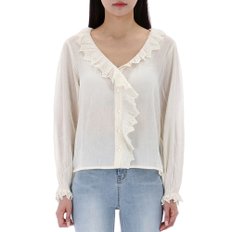 국내배송 루이스미샤 LORINA 블라우스 WRIS23B0044 OFFWHITE