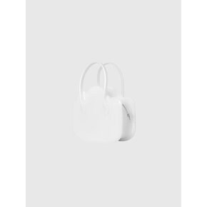 CLOUD BAG_PATENT WHITE