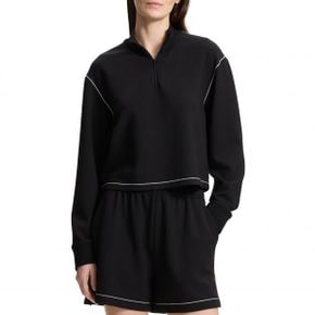 4802356 Theory Half Zip Crop Sweatshirt