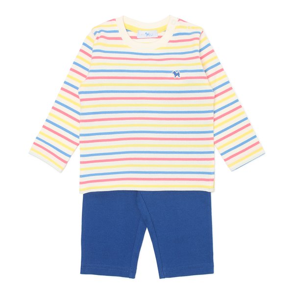 [여주점] [오프라벨 여주점] 블루독베이비 (BL) 컬러STRIPE상하복  (44170-672-15)