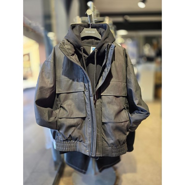 [시흥점] 더티레더라이크 오리털점퍼 블랙(남녀공용)/JGZZ63904BK