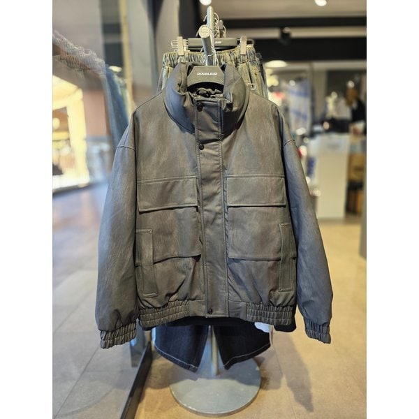 [시흥점] 더티레더라이크 오리털점퍼 블랙(남녀공용)/JGZZ63904BK