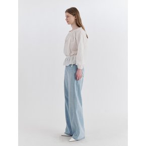 Shape Curved Denim pants - Light Blue