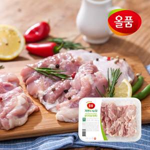 올품 국내산 무항생제 닭정육(닭다리살) 350g*4팩