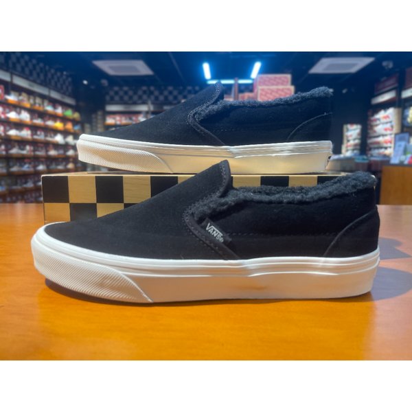 [여주점] (남여공용) 스니커즈 슬립온 셰르파 (블랙) (VN000CT5BLA)