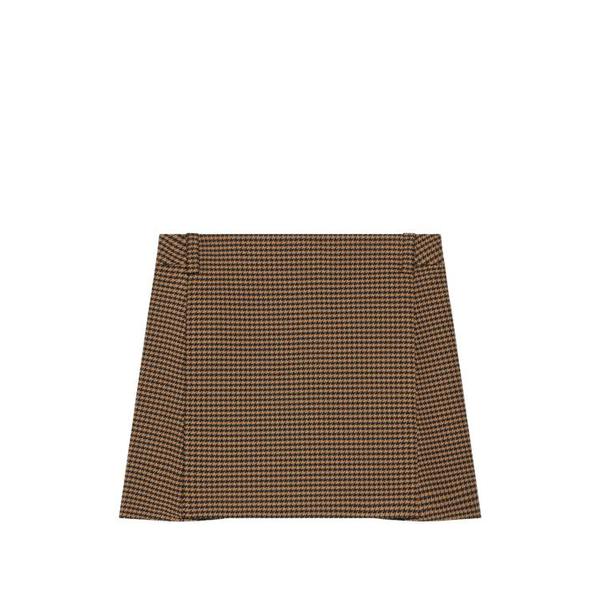 확대된 대표 쿠레쥬 미디 스커트 426CJU410VI0095 B230 BLACK BRONZER