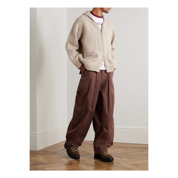 프리즘웍스 숄 칼라 울 혼방 집업 가디건 뉴트럴 46376663162897609