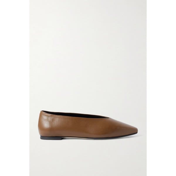 에이디 베티 가죽 발레리나 플랫 슈즈 46376663162976811