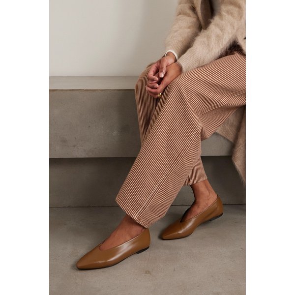 에이디 베티 가죽 발레리나 플랫 슈즈 46376663162976811