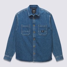 반스 스티븐 데님 우븐 긴소매 셔츠 VINTAGE INDIGO / VN000HNTAHU