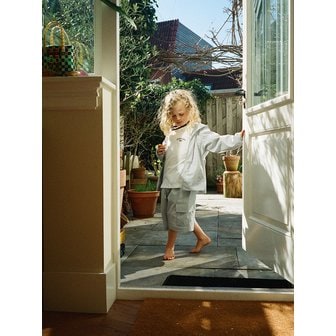 nau KIDS 에어로쉘 윈드 자켓 Light Gray