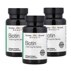 비오틴 CGN 비오틴 10000mcg 90베지소프트젤 X 3통