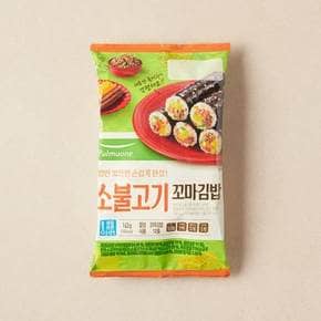 [쓱7클럽]풀무원 소불고기 꼬마김밥키트 163g