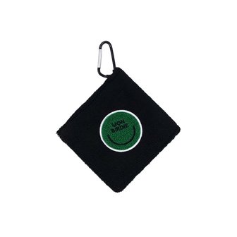 몽버디골프 스마일 사각 골프 볼타올 BLACK