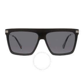 4132643 Polaroid Core Polarized Grey Browline Mens Sunglasses