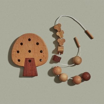 숲소리 나무실꿰기 원목 장난감