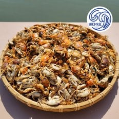  바다어보 국산 베이비크랩 300g 튀김용 미니게튀김 작은게 칠게 안주 육수