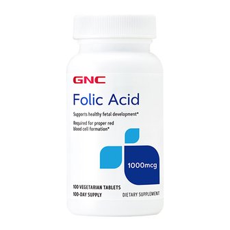 GNC [해외직구] 지앤씨 엽산 1000mcg 100정