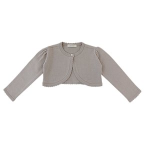 irene petit cardigan : warm gray