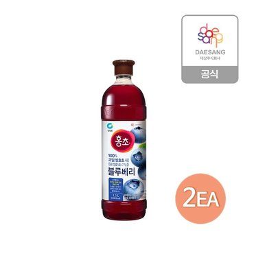  청정원 홍초 블루베리 1.5L x 2개