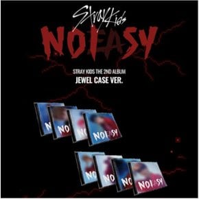 개봉앨범 포토카드 없음  스트레이 키즈 (Stray Kids) - 정규2집 NOEASY (Jewel Case Ver.) 무료배송