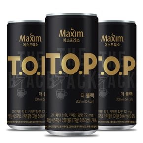 맥심 티오피 더 블랙 캔커피 200mlx36캔