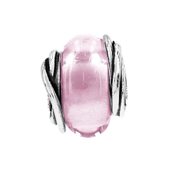 판도라 793241C00 엔서클드 핑크 무라노 글래스 참