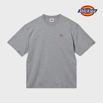 디키즈 [공식] 디키즈 릴렉스드 스몰 로고 반팔 티셔츠 Heather Grey