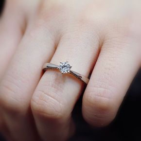 5부 다이아 반지 현대 우신 밴드 스텔라 선물 결혼 기념일 14K 18K
