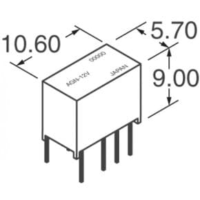 AGN2004H 소형릴레이 4.5V 1A PANASONIC Signal GN Relays NAIS