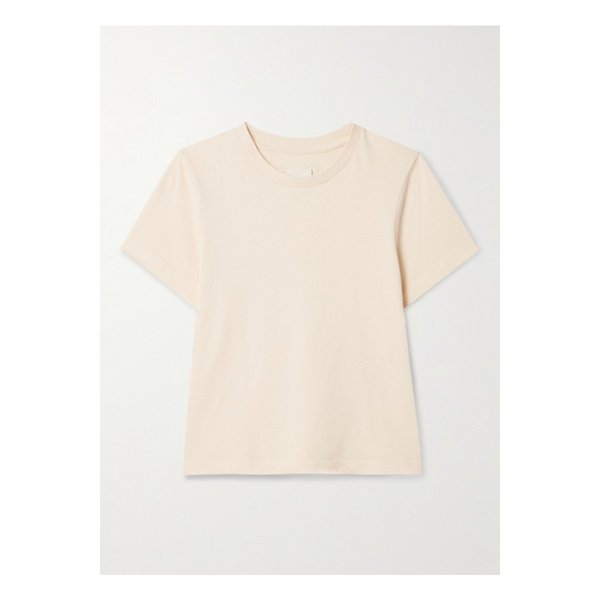 케이트 에밀루 코튼 저지 티셔츠 크림 46376663162859203