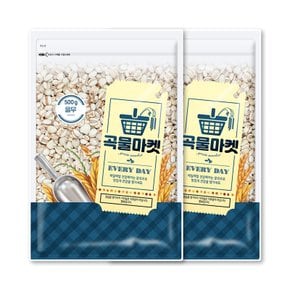 [더프레시] 곡물마켓 국내산 율무 500g x 2