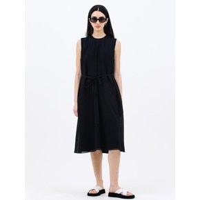 yoru layered dress_black