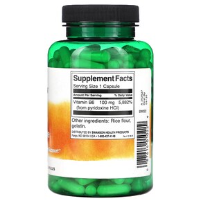 피리독신 비타민 B6 피리독신 100mg 250캡슐