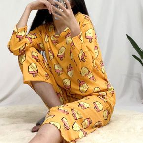 여성 인기 크리미 여성 잠옷 파자마 홈웨어세트 라운지웨어 바지