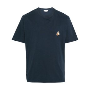 [메종 키츠네] Short Sleeve T-Shirt MM00125KJ0008P476 Blue