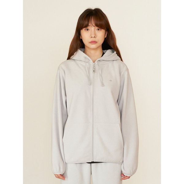 Fleece Hood Zip-Up (U24DTJK464)