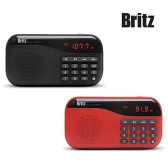 브리츠 BA-PR1 Plus 포터블 블루투스 스피커/휴대용라디오/SD카드/mp3