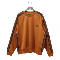 NEEDLES 니들스 24 Track Crew Neck Shirt Rust (OT227) (트랙 크루넥 셔츠)