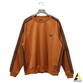 NEEDLES 니들스 24 Track Crew Neck Shirt Rust (OT227) (트랙 크루넥 셔츠)