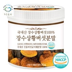 국내산 장수 상황 버섯 분말 가루 70gx1통